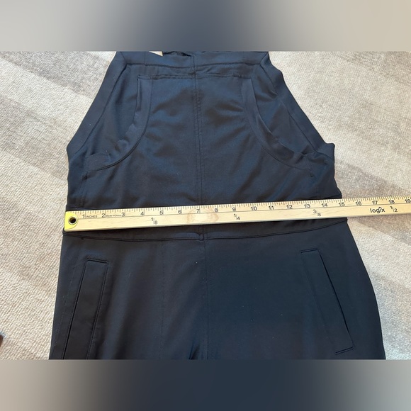 Norma Kamali Sweats Overall Jumpsuit Romper Black (Size S) - Picture 10 of 12